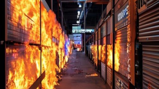 Ongoing Fire at LA Cold Storag