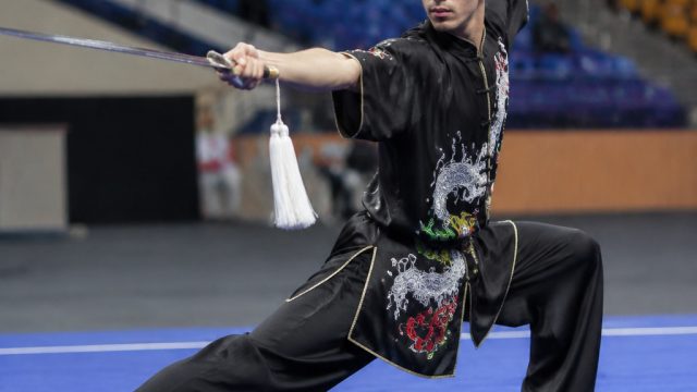 Afghanistan's Wushu Team Compe