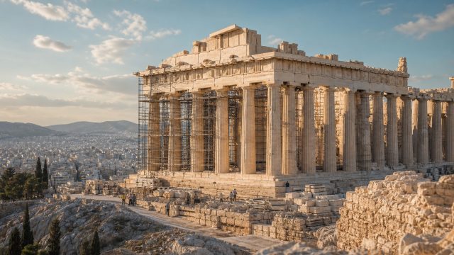 Athens Revives Parthenon's Wes